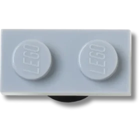 4Lw Lt Grey Tile 1X2 Jibbitz™ Charms