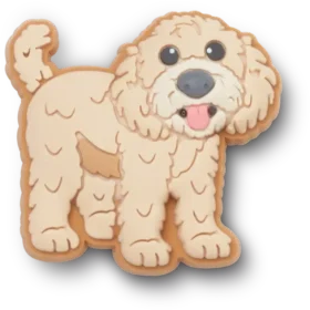 B’golden Doodle Puppy Jibbitz Shoe Charm’