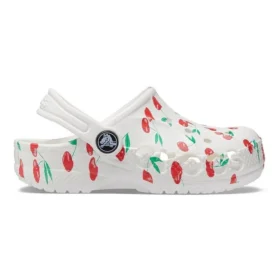 Baya Graphic Clogs “White Cherry”