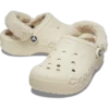 Baya Lined Fuzz-Strap Clog