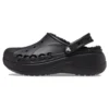 Baya Platform Lined Clog Sandals “Black”