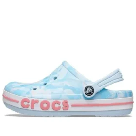 Bayaband Bubble Camo Clogs “Mineral Blue Pink”