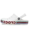 Bayaband Rainbow Glitter Clogs “White Red”