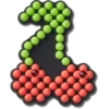 Beaded Cherry Jibbitz™ Charms
