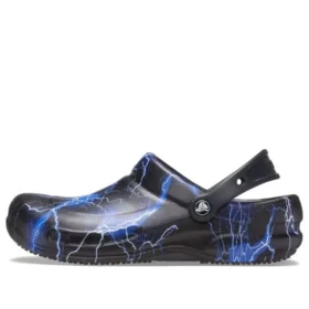 Bistro Clogs “Black Lightning Bolts”