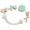 Blue Dainty Floral 5 Pack Jibbitz™ Charms