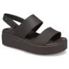 Brooklyn Croco Low Espresso Sandal “Brown”