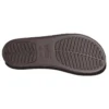 Brooklyn Croco Shine Slide Sandals “Espresso”