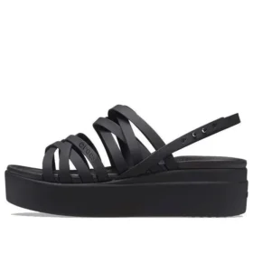 Brooklyn Strappy Black Sandals