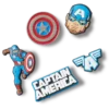 Captain America 5 Pack Jibbitz™ Charms