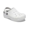 Classic Baya Lined Clog “White Grey”
