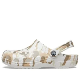 Classic Clog Camouflage Printing Beach “White Camouflage”