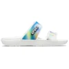 Classic Colorful Unisex Multi-Color White Sandals