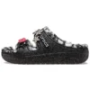 Classic Cozzzy Disco Glitter Sandals “Black”