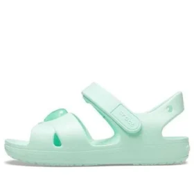 Classic Cross-Strap Sandals “Mint Green”