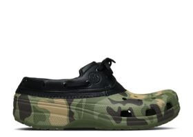 Classic Duck Camo Boat Shoe ‘Black Cargo’