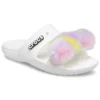 Classic Fur Sure 2 straps sandals “White”