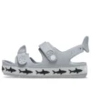 Crocband Cruiser Shark Sandals “Grey”