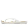 Crocband Printed Flip Flops “White Tan”