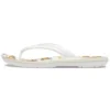 Crocband Printed Flip Flops “White Tan”