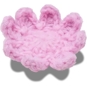 Crochet Light Pink Flower Jibbitz™ Charms