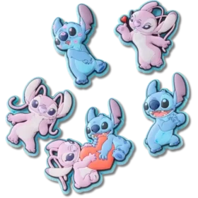 Disney Stitch & Angel 5 Pack Jibbitz Shoe Charm