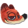 Disney Zootopia 2 Nick Wilde Plush Shoe Charm Disney Zootopia 2 Nick Wilde Plush Shoe Charm