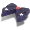 Glittery Blue Bow Jibbitz™ Charms