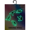 Glow in the Dark Dino 5 Pack Jibbitz Shoe Charm