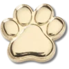 Gold Dog Paw Jibbitz™ Charms
