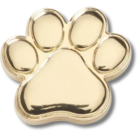 Gold Dog Paw Jibbitz™ Charms