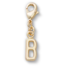Gold Letter B Charm Jibbitz™ Charms