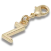 Gold Letter Z Charm Jibbitz™ Charms