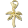 Gold Palm Tree Charm Jibbitz Charm