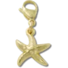 Gold Starfish Charm Jibbitz Charm