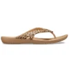 Kadee ll Leopard Print Flip-Flops Brown