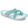 Knitted Flip-Flops Blue White