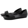 Lina Embellished D”Orsay Flat “black”