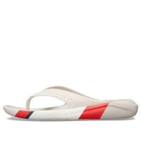 LiteRide Colorblock Slides “White Red”