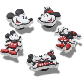 Mickey and Minnie Pvc 5 Pack Jibbitz™ Charms