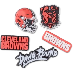 Nfl Cleveland Browns 5 Pack Jibbitz Shoe Charm