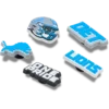Nfl Detroit Lions 5 Pack Jibbitz Shoe Charm Nfl Detroit Lions 5 Pack Jibbitz Shoe Charm