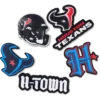Nfl Houston Texans 5 Pack Jibbitz Shoe Charm Nfl Houston Texans 5 Pack Jibbitz Shoe Charm