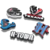 Nfl Houston Texans 5 Pack Jibbitz Shoe Charm Nfl Houston Texans 5 Pack Jibbitz Shoe Charm