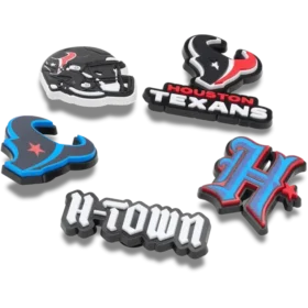 Nfl Houston Texans 5 Pack Jibbitz Shoe Charm