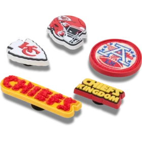 Nfl Kansas City Chiefs 5 Pack Jibbitz Shoe Charm