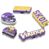 Nfl Minnesota Vikings 5 Pack Jibbitz Shoe Charm Nfl Minnesota Vikings 5 Pack Jibbitz Shoe Charm