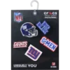 Nfl New York Giants 5 Pack Jibbitz Shoe Charm Nfl New York Giants 5 Pack Jibbitz Shoe Charm