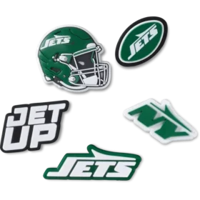 Nfl New York Jets 5 Pack Jibbitz Shoe Charm
