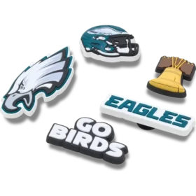 Nfl Philadelphia Eagles 5 Pack Jibbitz Shoe Charm